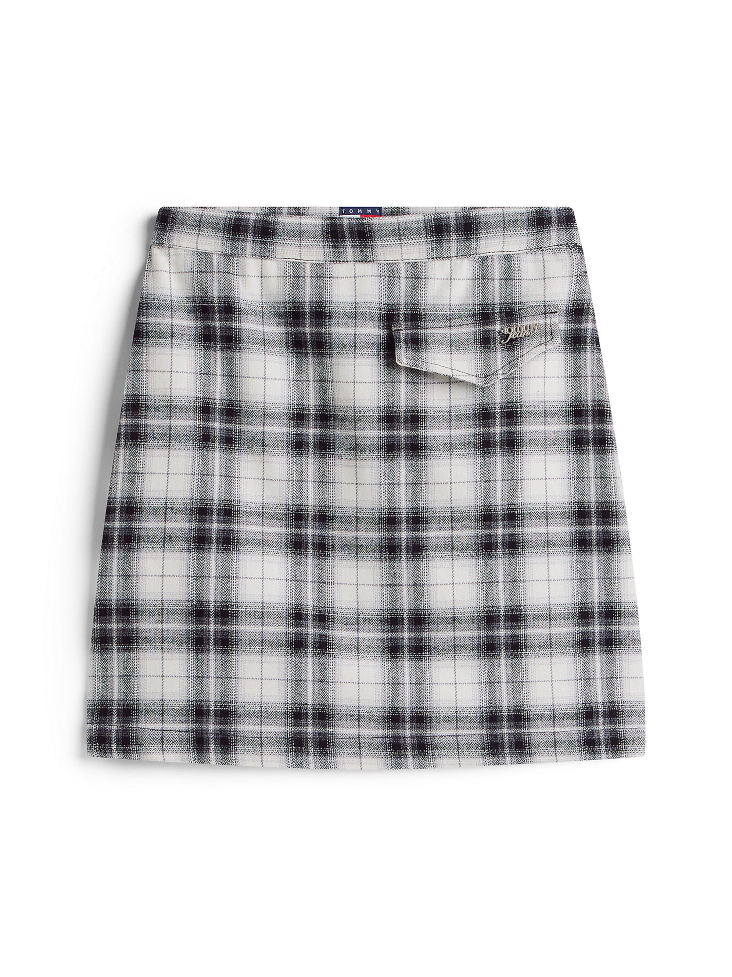 balta Tommy Jeans Sijonas: priekis