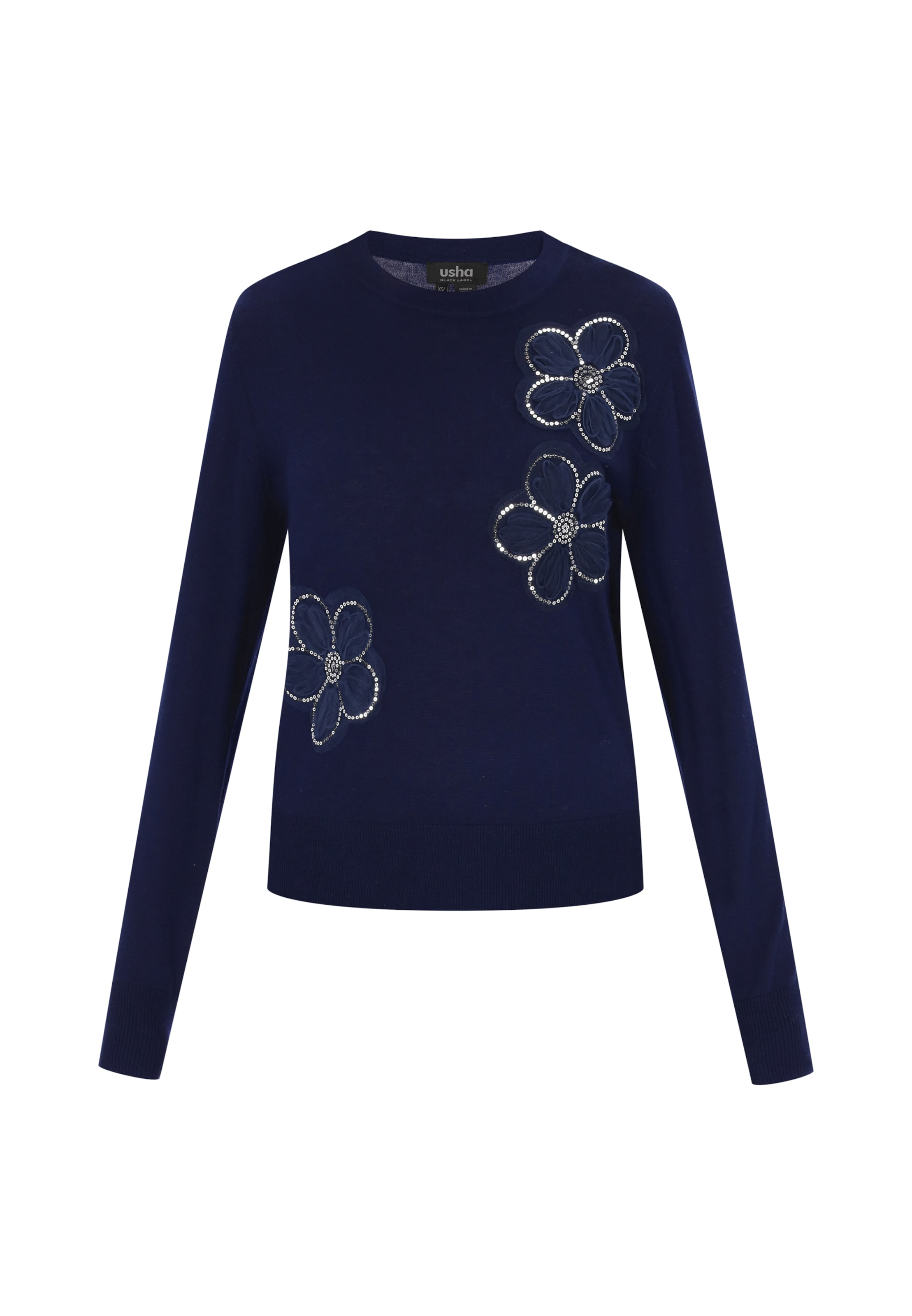 usha BLACK LABEL - Jersey en azul: frente