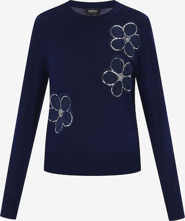 usha BLACK LABEL - Jersey en azul: frente