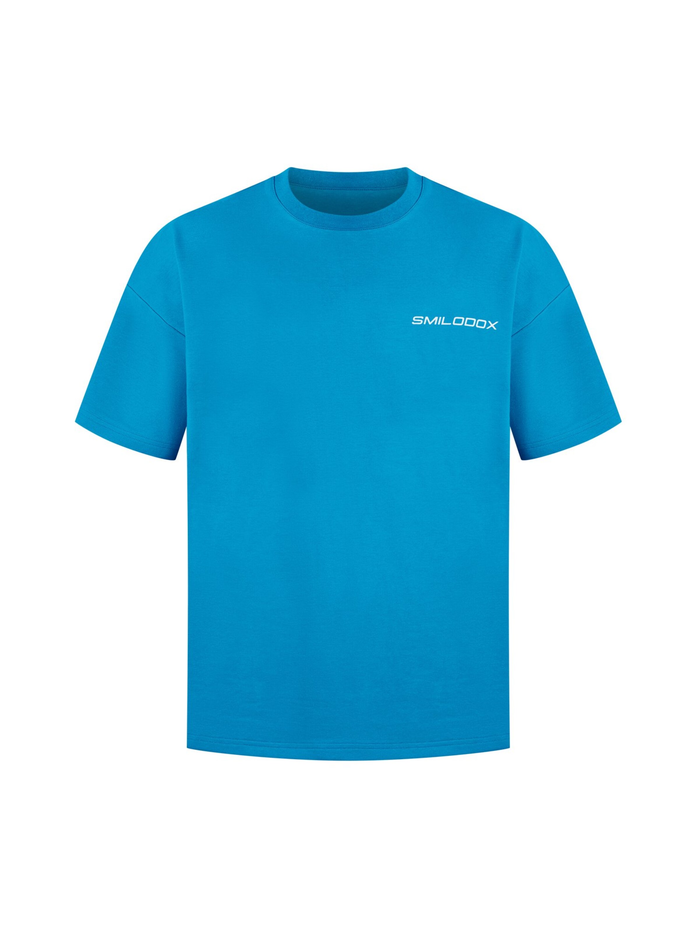 Smilodox Shirt in Blauw: voorkant