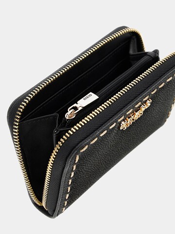 GUESS Wallet 'Nastra' in Black