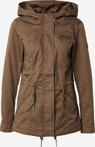 Parka mi-saison 'LORCA' ONLY en marron : devant