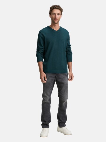 TOM TAILOR Sweater in Green