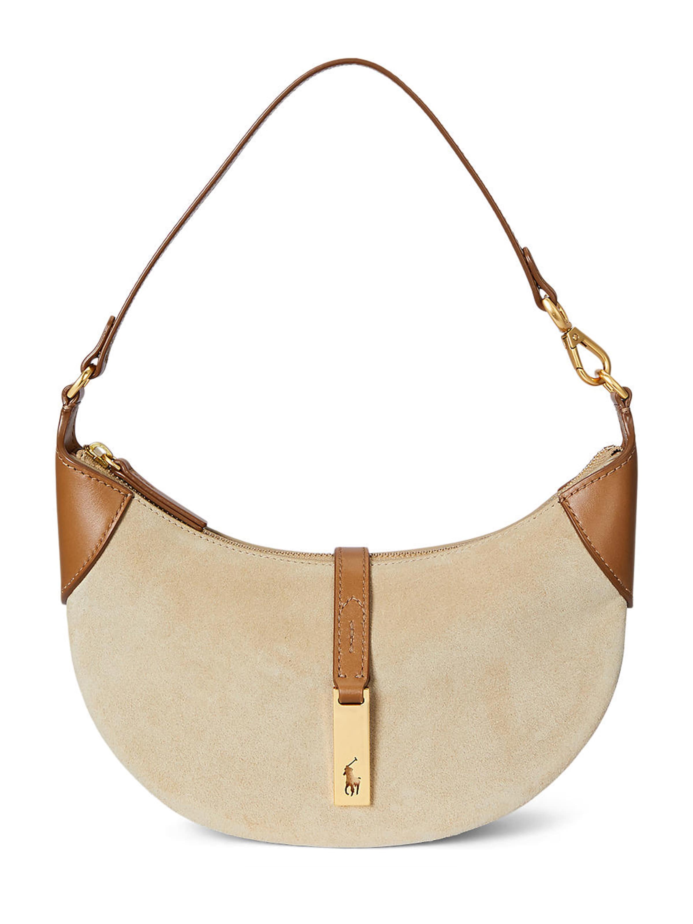 Geantă de umăr Polo Ralph Lauren pe crem / ombră, Vizualizare produs