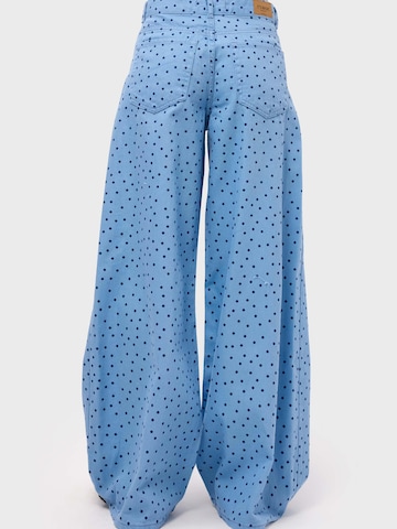 Wide Leg Jean 'POLKA PALAZZO LOW RISE JEANS' IT'S BASIC en bleu