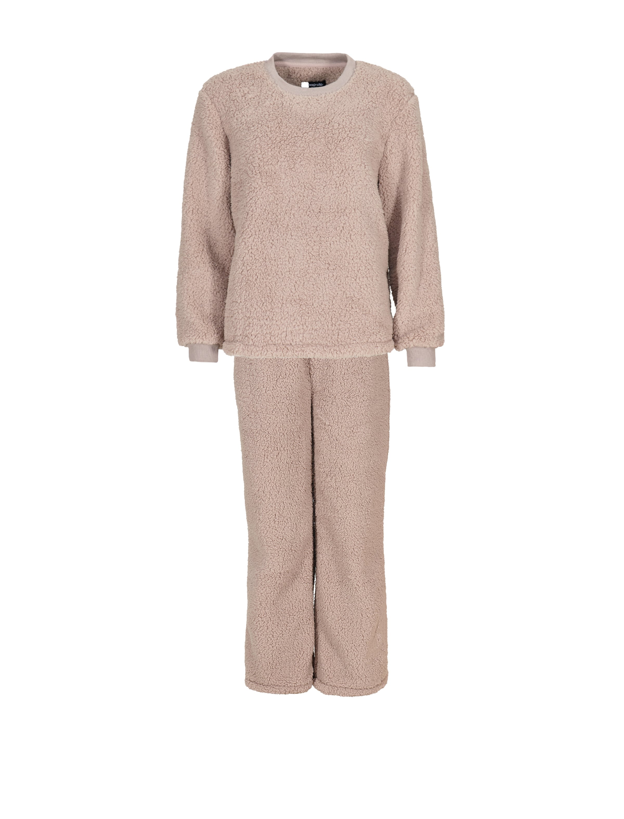 Loungeable Hausanzug in Grau: Vorderseite