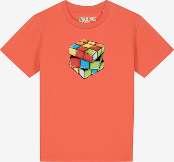 watabout.kids Shirt 'Pixel' in Orange: front