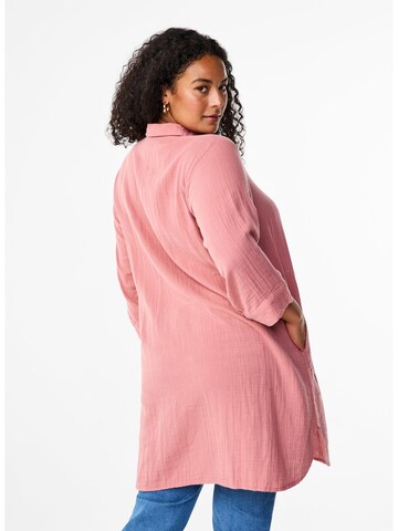 Zizzi Bluse 'Vvivu' in Pink