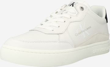 Calvin Klein Jeans - Zapatillas deportivas bajas en blanco: frente