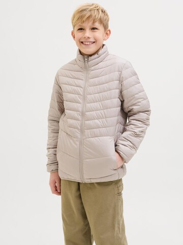 Veste mi-saison Jack & Jones Junior en beige : devant