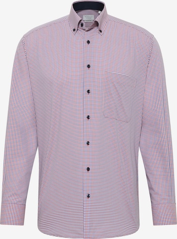 ETERNA Comfort fit Button Up Shirt in Purple: front