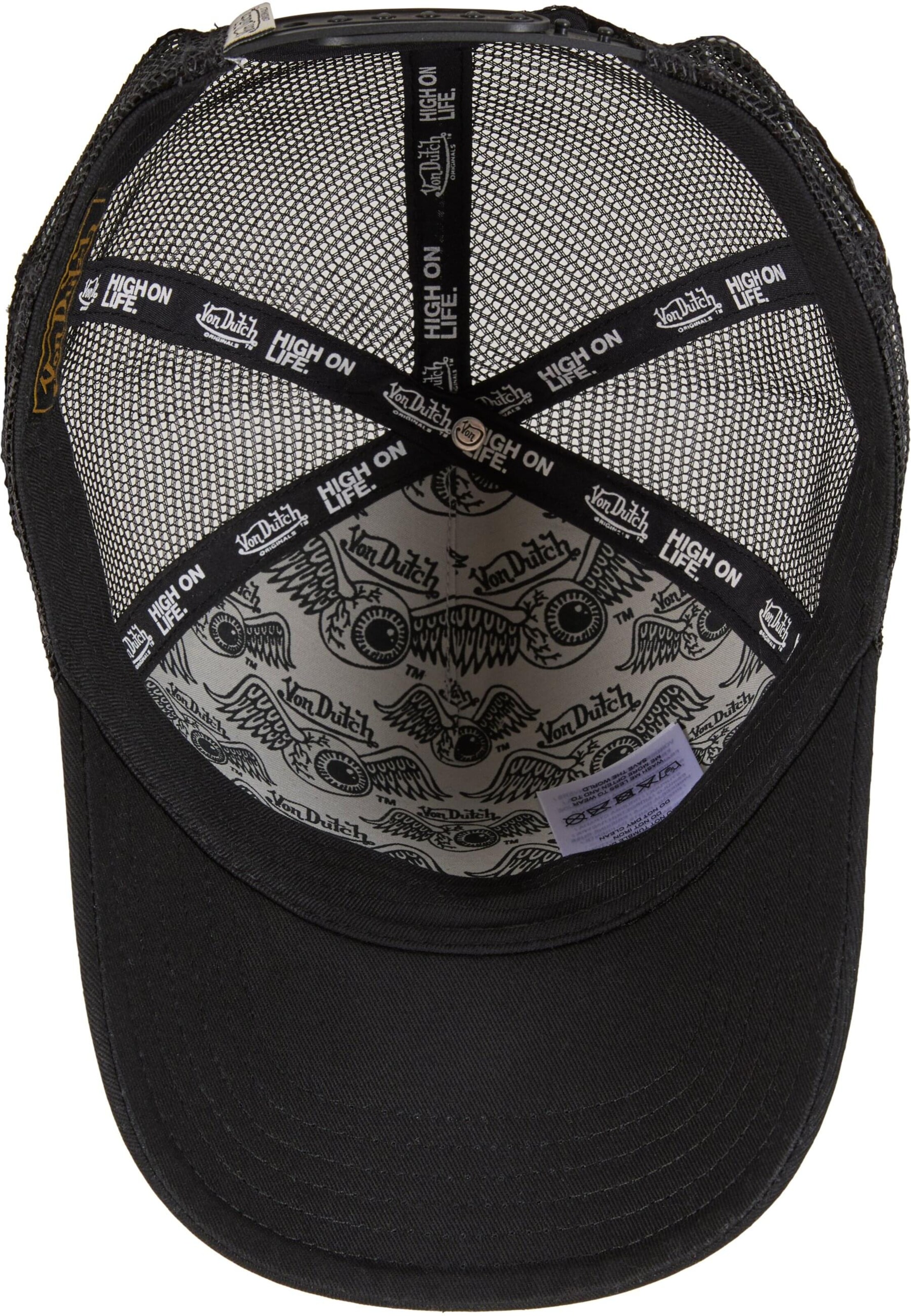 Cappello da baseball 'Memphis' di Von Dutch in nero