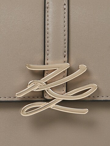 Karl Lagerfeld - Bolso de hombro 'K/Autograph' en gris