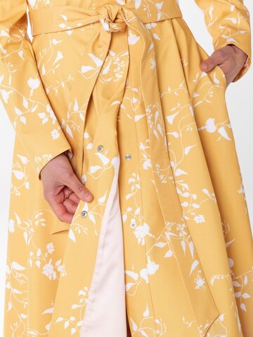 RainSisters Übergangsmantel 'Baloon-Style Sleeves' in Gelb