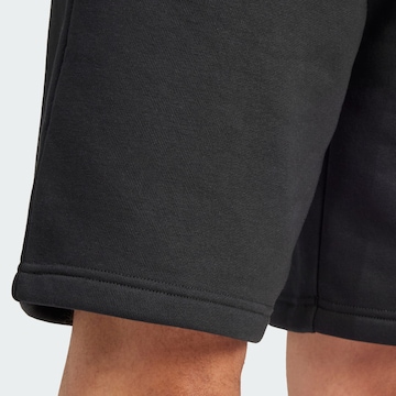 ADIDAS ORIGINALS Regular Trousers 'Trefoil Essentials' in Black
