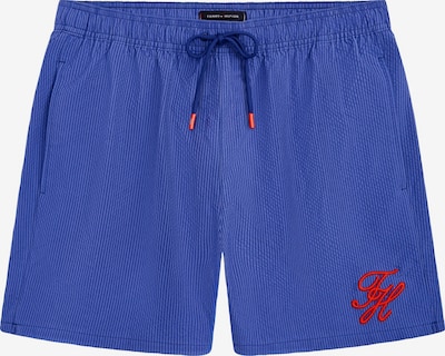 Tommy Hilfiger Underwear Uimashortsit 'Ithaca' koossa S värissä sininen / punainen, Tuotenäkymä