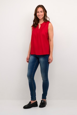 Cream - Blusa 'Liselin' en rojo