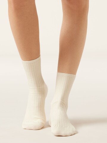 CALZEDONIA Socken in Beige