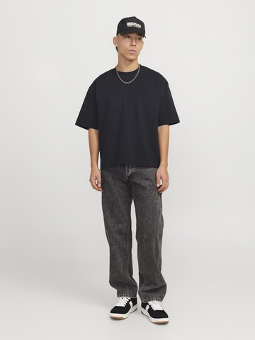 JACK & JONES Loose fit Jeans 'JJIEddie JJCarpenter' in Black