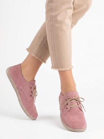 Maciejka Lace-Up Shoes '06900-15/00-1' in Yellow