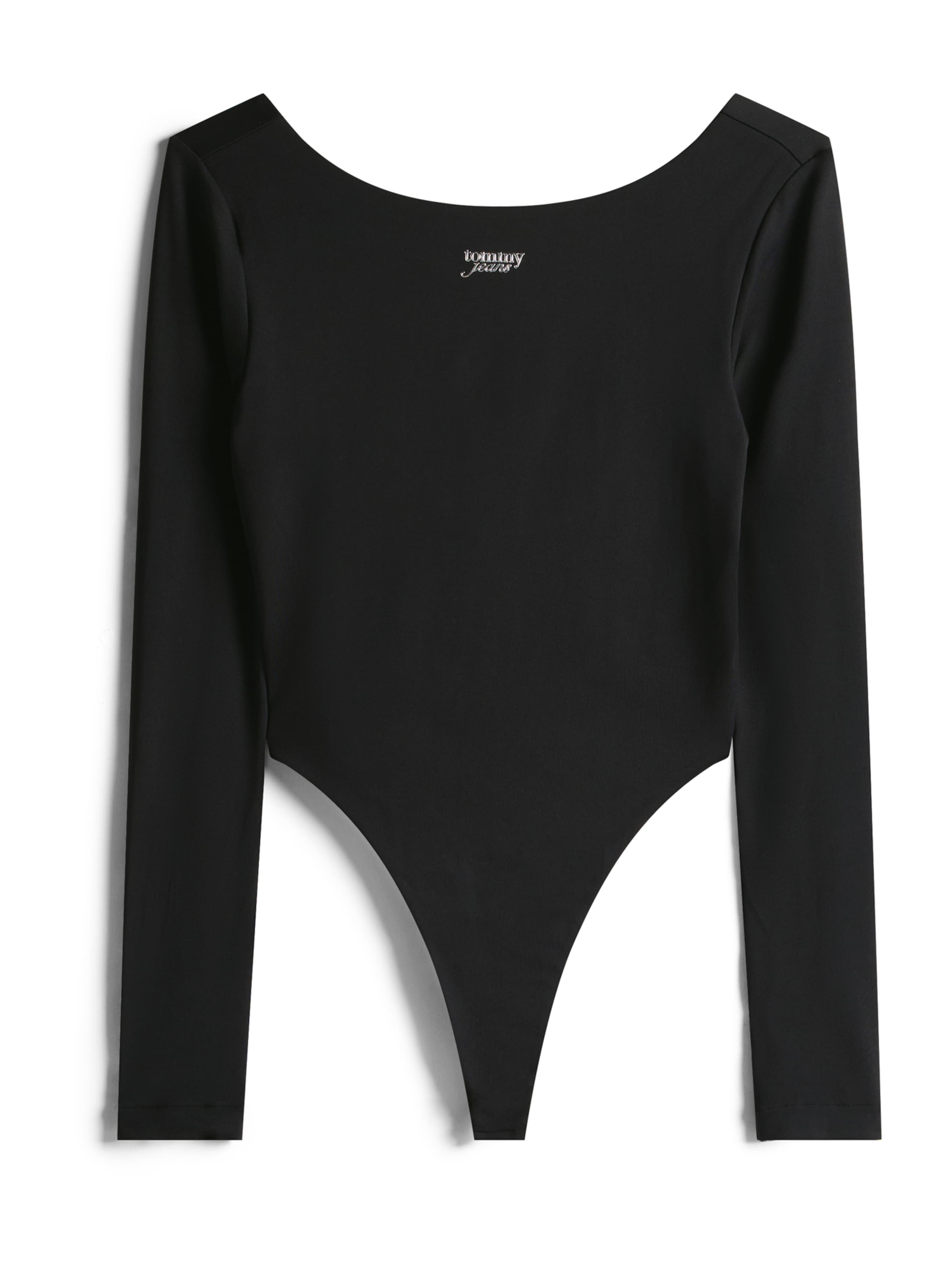 Tommy Jeans Κορμάκι-μπλουζάκι σε μαύρο: μπροστά