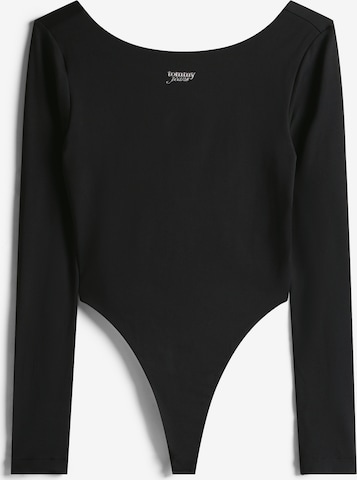 Tommy Jeans Košeľové body - Čierna: predná strana