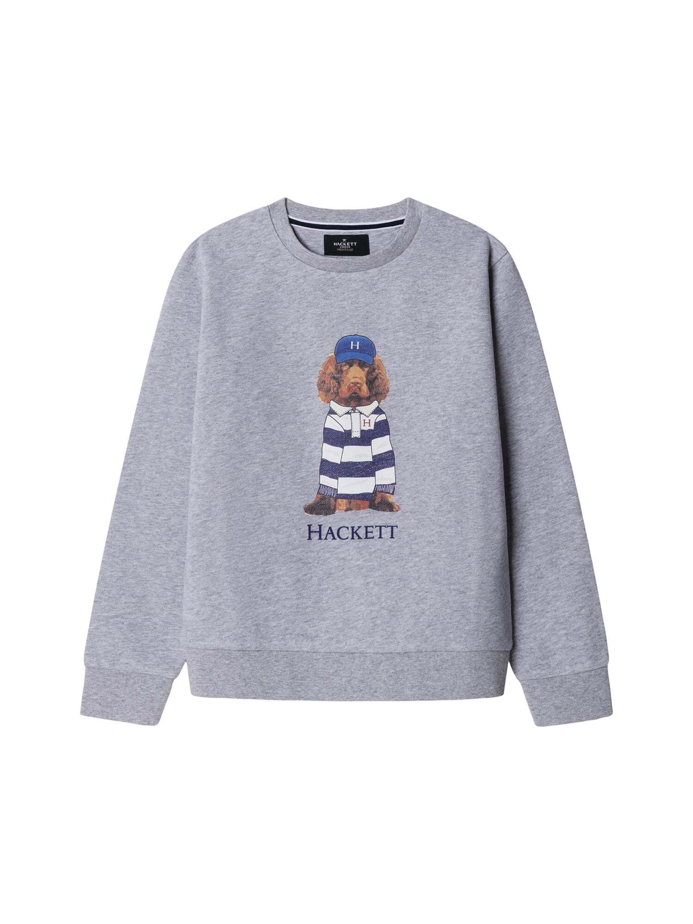 Sweat 'Heritage Harry' Hackett London en gris : devant