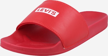 LEVI'S Plážová/koupací obuv 'JUNE' – červená: přední strana