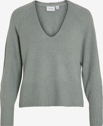 VILA Sweater in Grey: front