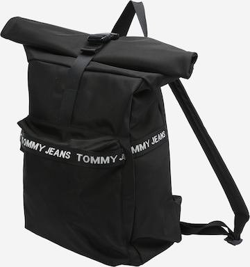 Tommy Jeans Reppu värissä musta: edessä