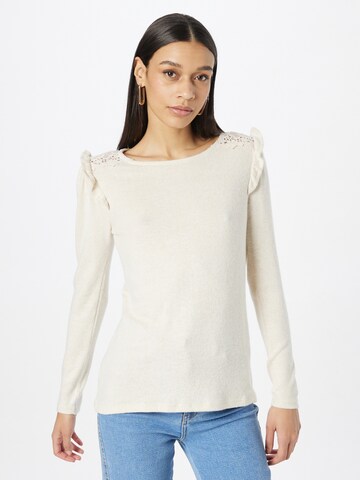 Pullover di Springfield in beige: frontale