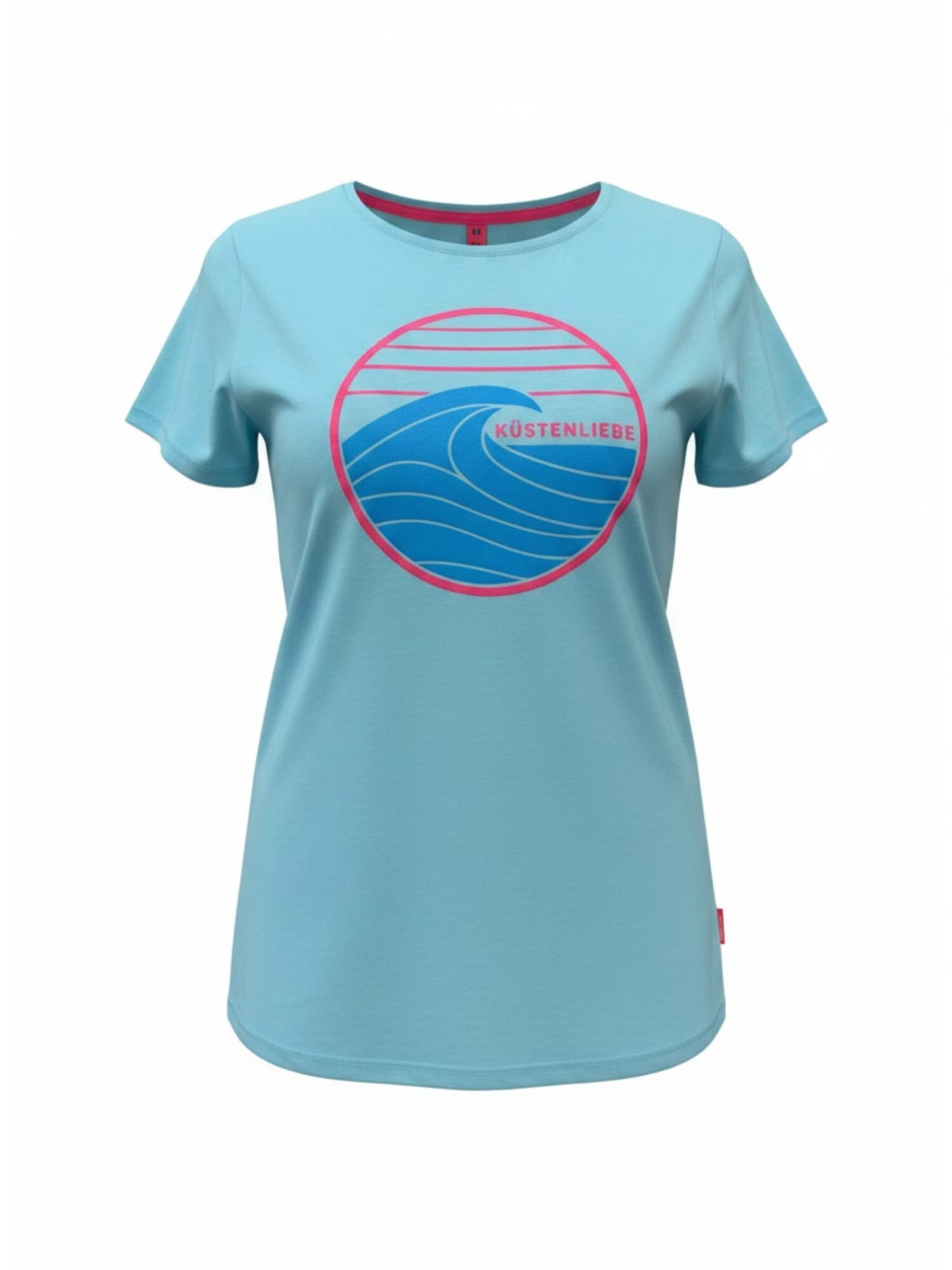 salzhaut Shirt ' STEENTJE' in Blauw: voorkant