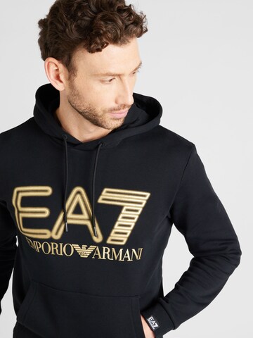 EA7 Emporio Armani Sweatshirt i sort