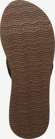 REEF Teenslipper 'Cushion Sands' in Zwart