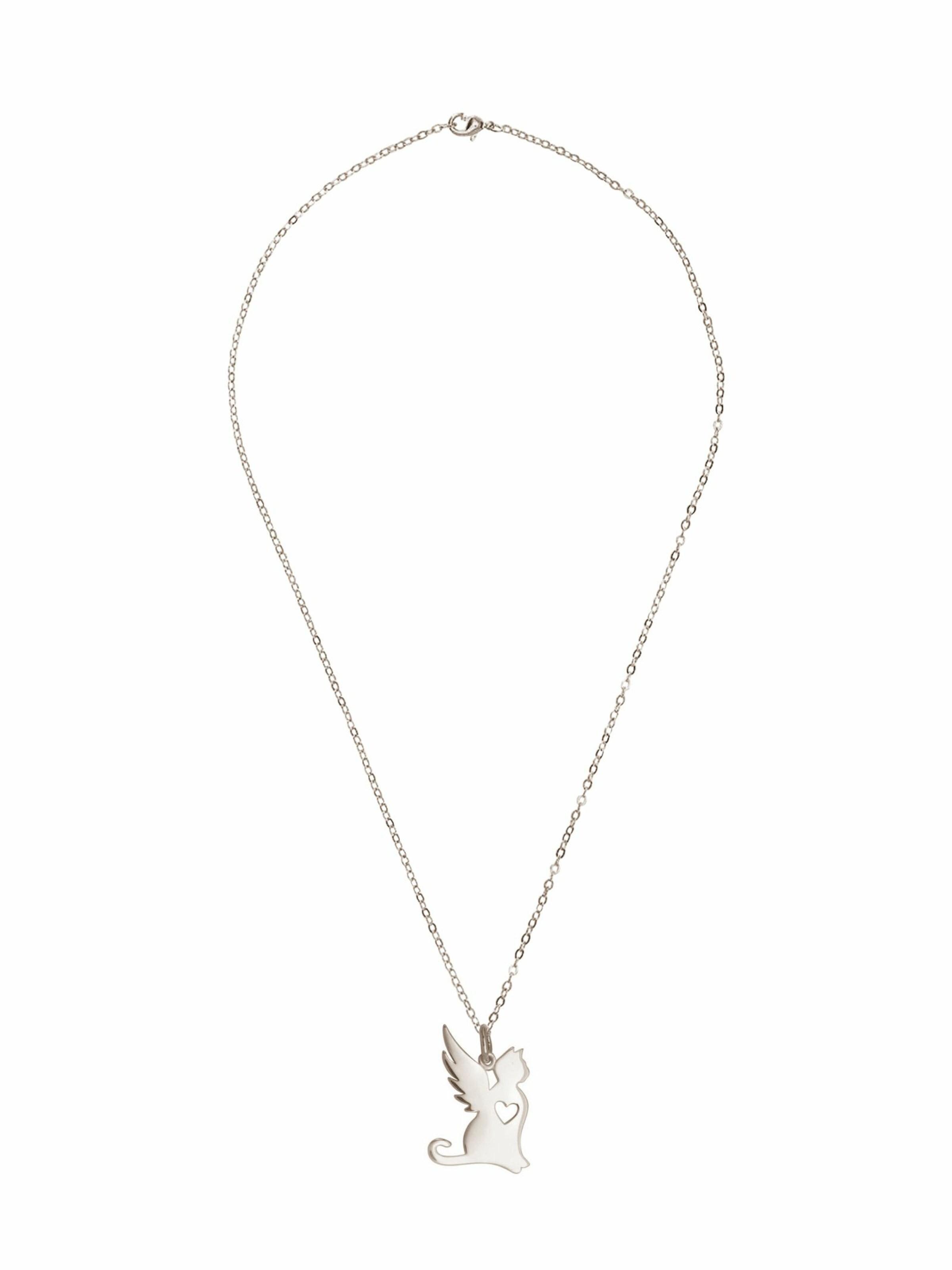 Gemshine Necklace in Silver: front