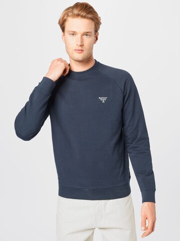 Barbour Beacon Sweatshirt in Blauw: voorkant