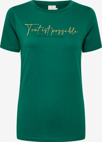 T-shirt 'Gabbi' Kaffe en vert : devant