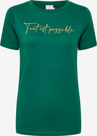T-shirt 'Gabbi' Kaffe en vert : devant