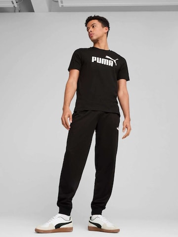 PUMA Shirt 'Puma Ess No. 1 Logo Tee' in Zwart
