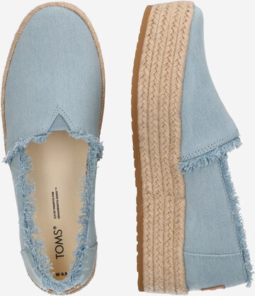 TOMS Espadrilles 'VALENCIA' in Blauw