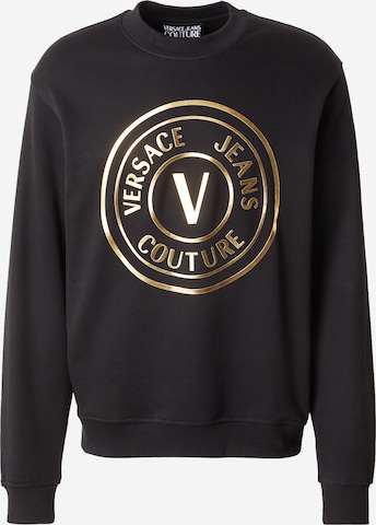 Sweat-shirt Versace Jeans Couture en noir : devant