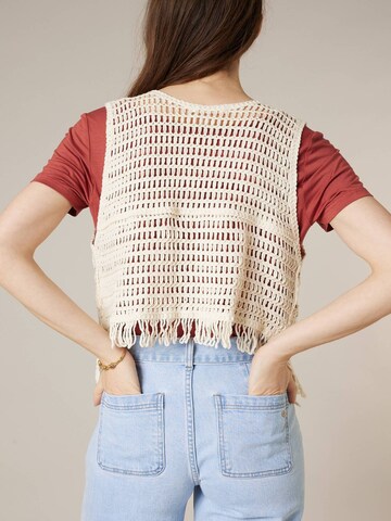 Deeluxe Vest 'Jonida' in White