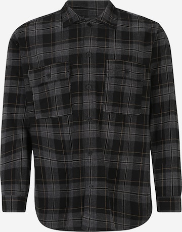 Jack & Jones Plus Regular Fit Hemd 'Fri' in Grau: predná strana
