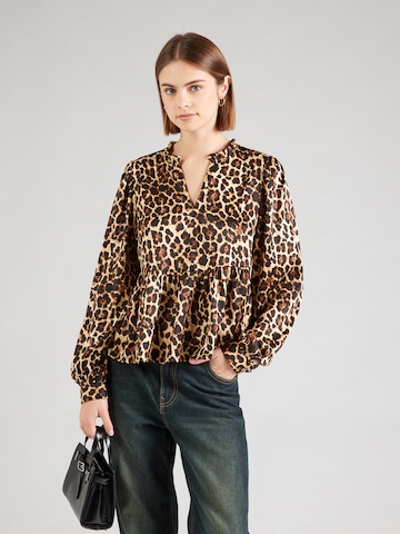 PIECES Blouse 'PCNEO' in Zwart: voorkant