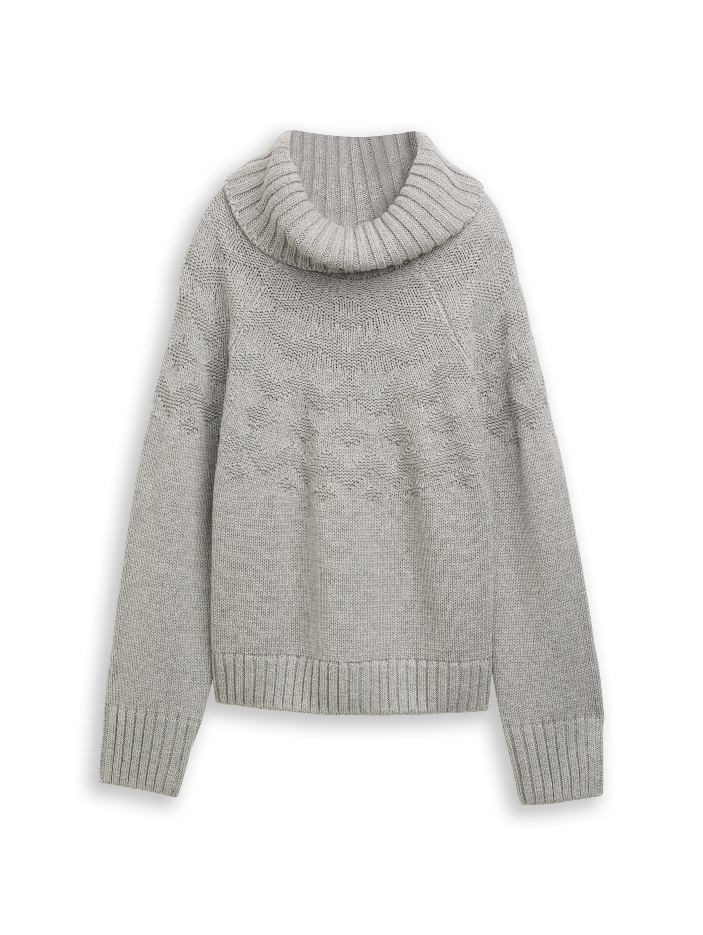 TOM TAILOR Sweater in Grey: front