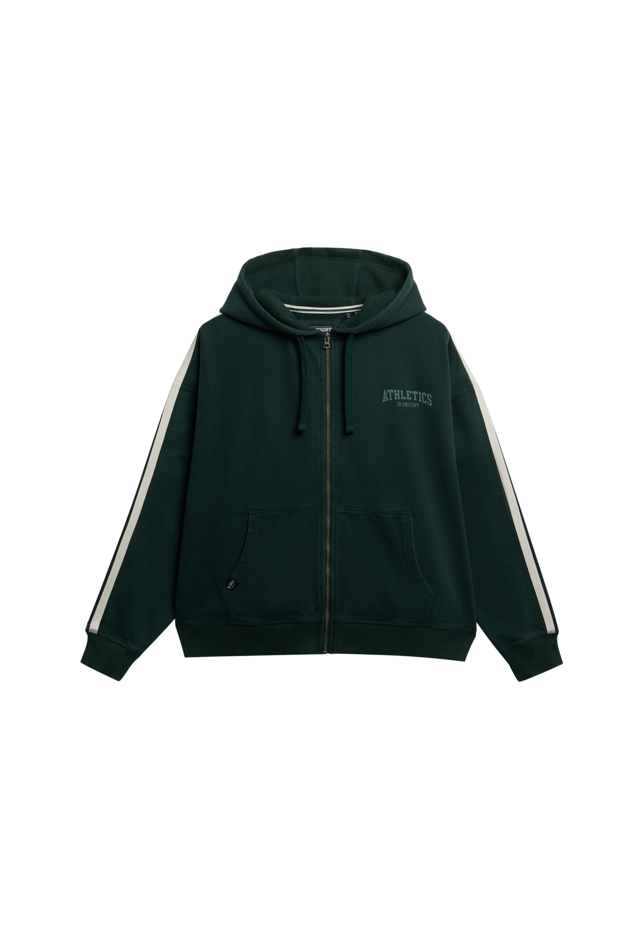 Superdry Sweatjacke in Grün: Vorderseite