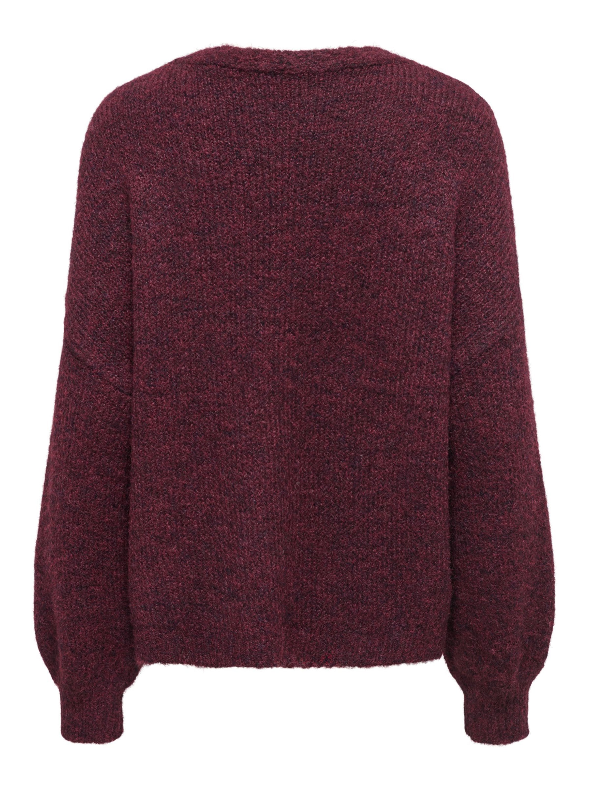 ONLY Gebreid vest 'ONLNellie' in Rood
