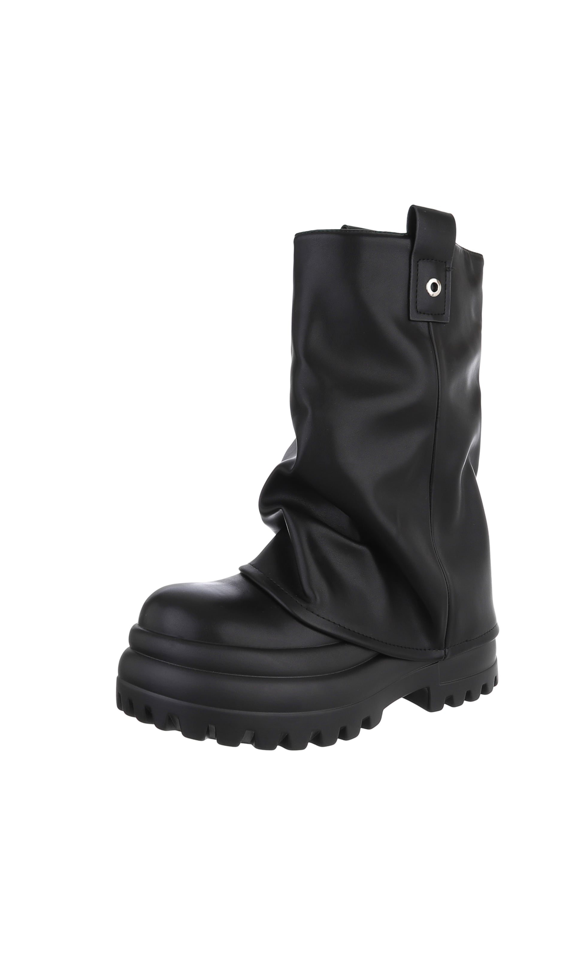 Ital-Design Ankle Boots in Black: front