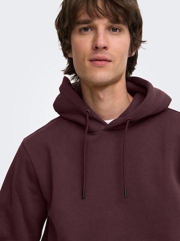 Only & Sons Regular Fit Sweatshirt 'ONSCeres' in Lila