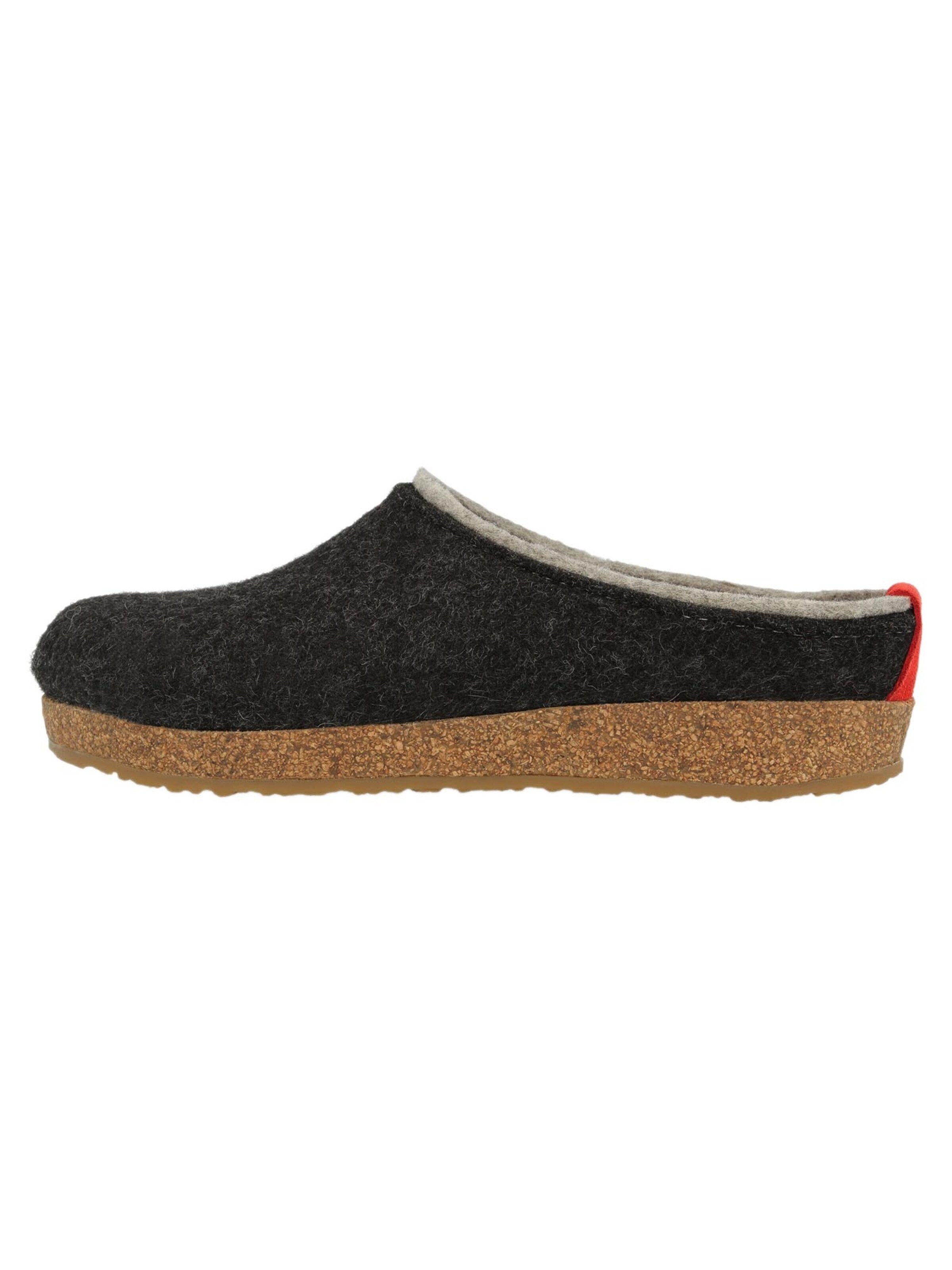 HAFLINGER Slippers 'Grizzly Kris' in Grey: front